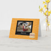 友人 カード (黄色い花)