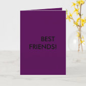 友人 カード (黄色い花)