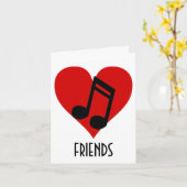 友人 カード (黄色い花)