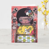 友人 カード (黄色い花)