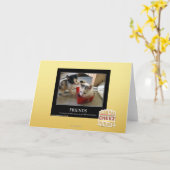 友人 カード (黄色い花)