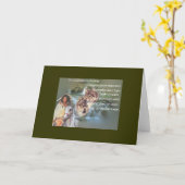 友人 カード (黄色い花)