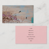 友人-ビジネスプロフィールカード-元の芸術 名刺 (正面/裏面)