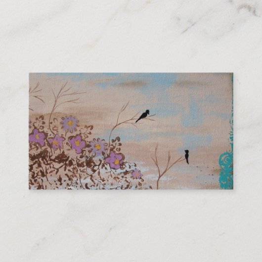 友人-ビジネスプロフィールカード-元の芸術 名刺 (正面)