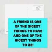 友人 ポストカード (正面/裏面)