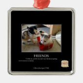 友人 メタルオーナメント (正面)