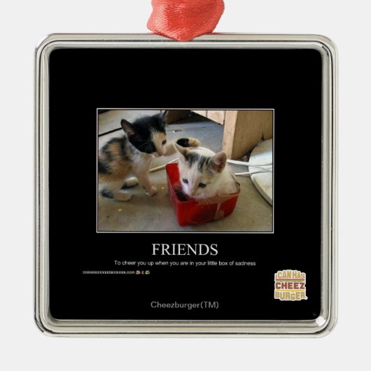 友人 メタルオーナメント (正面)