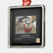 友人 メタルオーナメント (左)