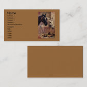 友人 名刺 (正面/裏面)