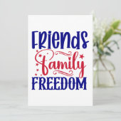 友人、家族、自由 招待状 (スタンド正面)