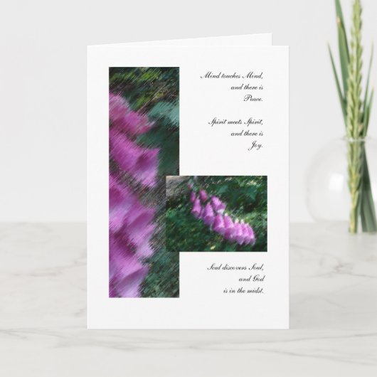 友人: 心、精神および精神 カード (正面)