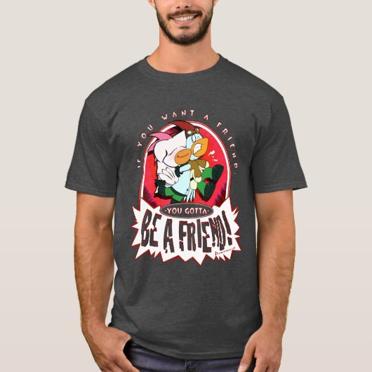 友人-煙突の鶏の人のティー--があって下さい Tシャツ (正面)