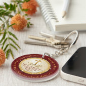 友人、牧師、誰にでも安いキリスト教徒の贈り物 キーホルダー (正面右)