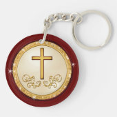 友人、牧師、誰にでも安いキリスト教徒の贈り物 キーホルダー (裏面)