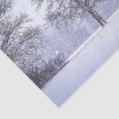 友人 – 納屋と雪の木 薄葉紙 (詳細)