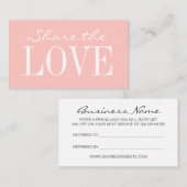 友人/紹介の最小主義の名刺を参照して下さい 紹介カード (正面/裏面)