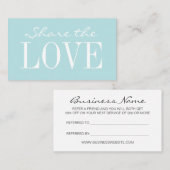 友人/紹介ミニマリスト名刺を参照する 紹介カード (正面/裏面)