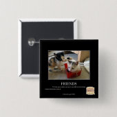 友人 缶バッジ (正面&裏面)