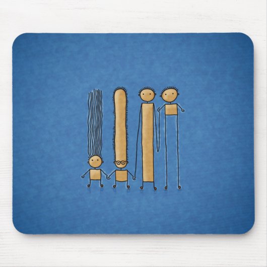 友人(色2) マウスパッド (正面)