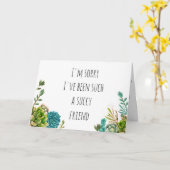 友人、配偶者等に対する多汁なジョークの謝罪カード カード (黄色い花)