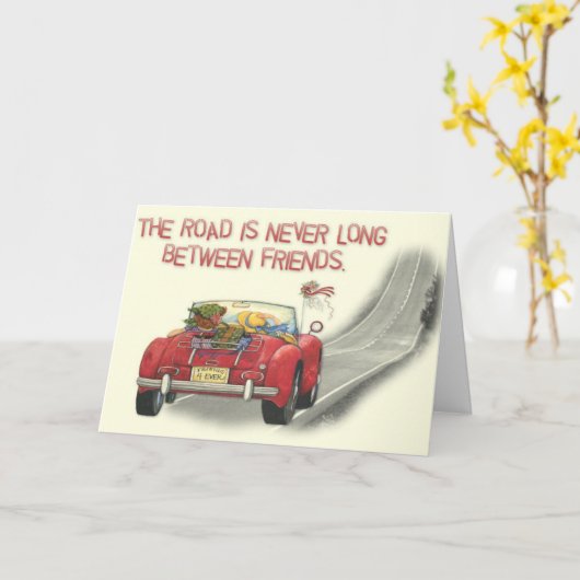 "友人" Notecard カード (黄色い花)