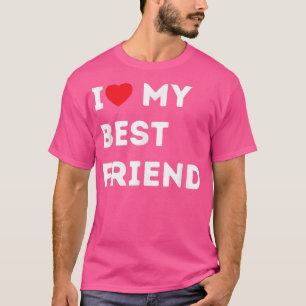 友人BFFを愛す最高のるお願い Tシャツ