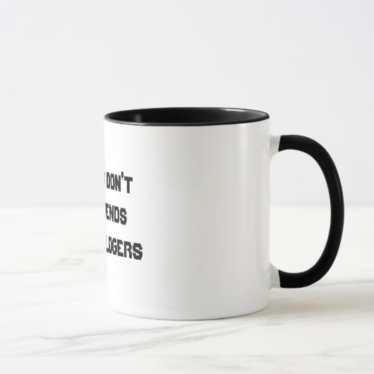 友人DON'TLET FRIENDSDRINK FOLGERS マグカップ (右)