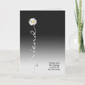 友人Ladybugsをありがとう カード (正面)