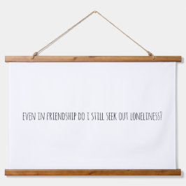 友好の木材の上に壁のタペストリーでも 吊り下げ型タペストリー