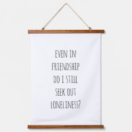 友好の木材の上に壁のタペストリーでも 吊り下げ型タペストリー