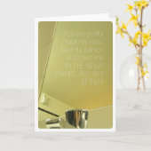 友好カードの中で最も愛する人に カード (黄色い花)