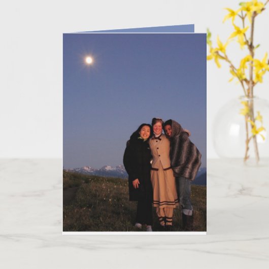 友好カード カード (黄色い花)