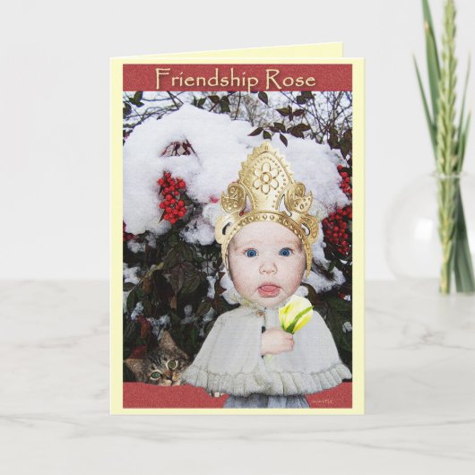 友好バラ カード (正面)