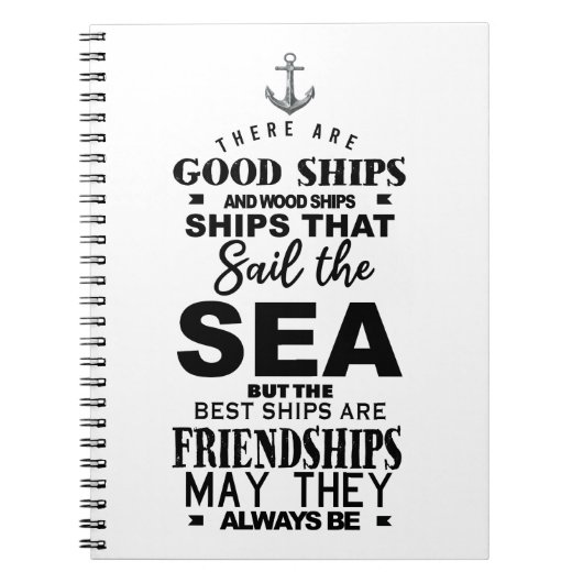 友好引用文船最高の記念日 ノートブック (正面)
