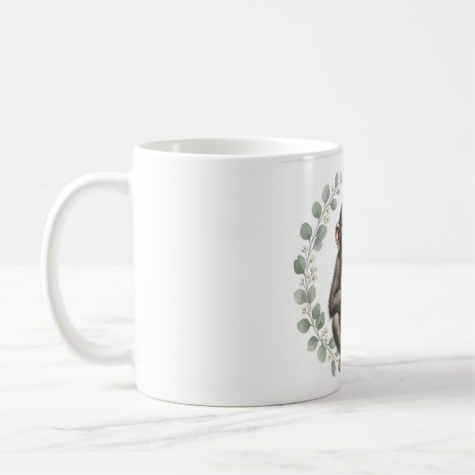 友好的なサルマグカップを買おう コーヒーマグカップ (左)