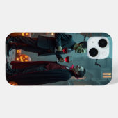 友好的な会話、ハロウィン、著者ナターシャ Case-Mate iPhoneケース (裏面 (横))