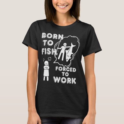 友好的な小さな花の魚 Tシャツ (正面)