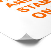 友好的な犬は危険ではありません(気をつけてください)看板 ポスター (角)