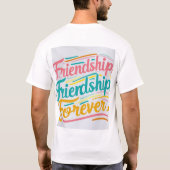 友好Forever Tシャツデザイン(Zazzle)Rep you Tシャツ (裏面)