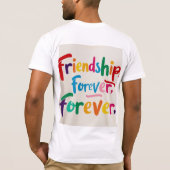 友好Forever Tシャツデザイン(Zazzle)Rep you Tシャツ (裏面)