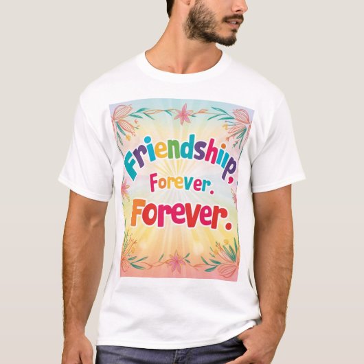 友好Forever Tシャツデザイン(Zazzle)Rep you Tシャツ (正面)