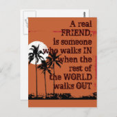 友実在人 ポストカード (正面/裏面)