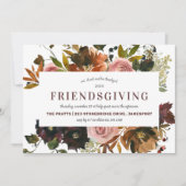 友情あふれる饗宴サンクスギビングディナー 招待状 (正面)
