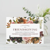 友情あふれる饗宴サンクスギビングディナー 招待状 (スタンド正面)