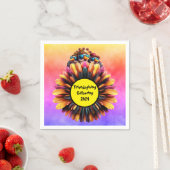 友情あるファンキー感謝祭 スタンダードカクテルナプキン (インサイチュ)