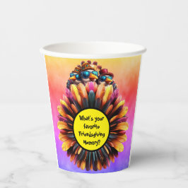 友情あるファンキー感謝祭 紙コップ