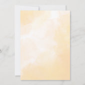 友情ある感謝祭のパーティー 招待状 (裏面)