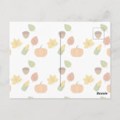 友情ある感謝祭ホリデーカード ポストカード