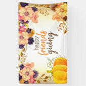 友情ある感謝祭 横断幕 (縦)