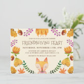 友情ある饗宴サンクスギビングパーティー 招待状 (スタンド正面)